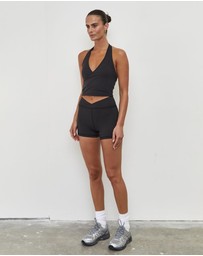 Pinky & Kamal - Front Wrap Bodice Tank