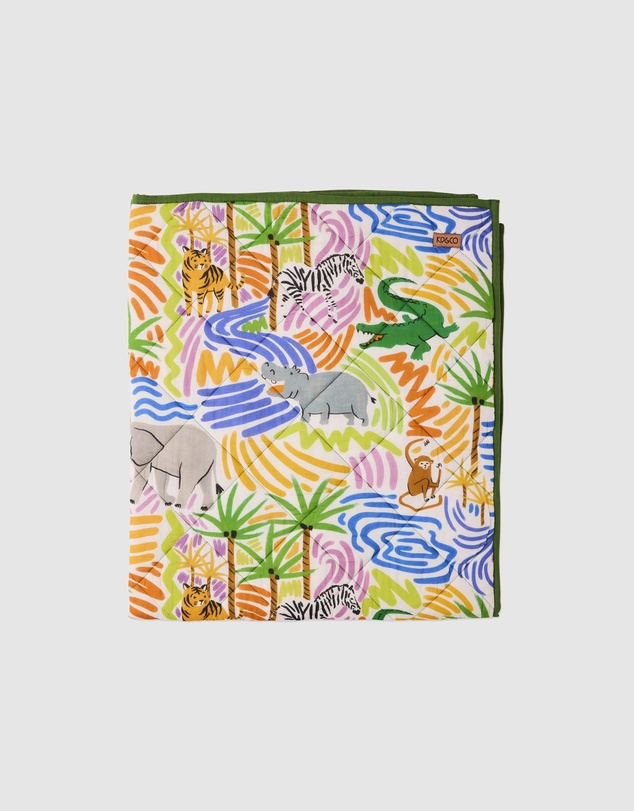Kip&Co - Savannah Organic Cotton Quilted Bedspread - Babies