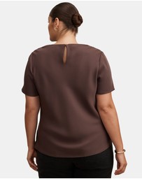 Forever New Curve - Jolie Curve High Neck Top