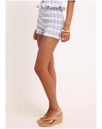 Insight - Harley Shirred Check Shorts