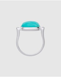 Najo - Fleur Silver Amazonite Ring