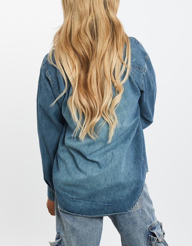 Vintage by The Real Deal - Pre Loved - Vintage Hard Rock Cafe Denim Button Up Shirt