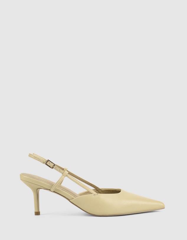 Siren - Yoyo Slingback Kitten Heels