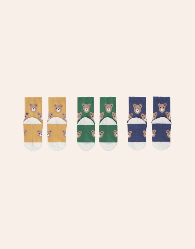 Huxbaby - 3-Pack Huxbear Sport Socks - Babies-Kids