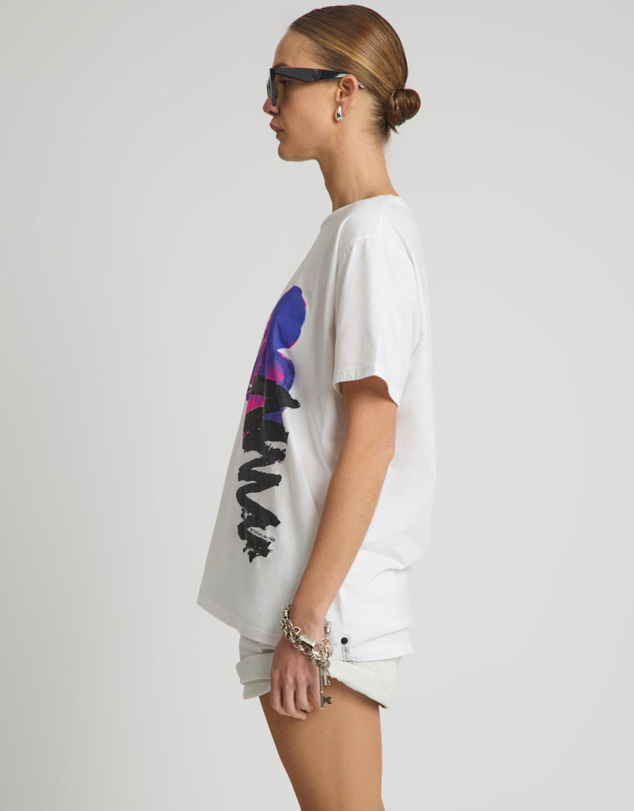 ONE TEASPOON - Art Boyfriend Tee - White