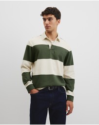 Country Road - Australian Cotton Stripe Rugby Polo