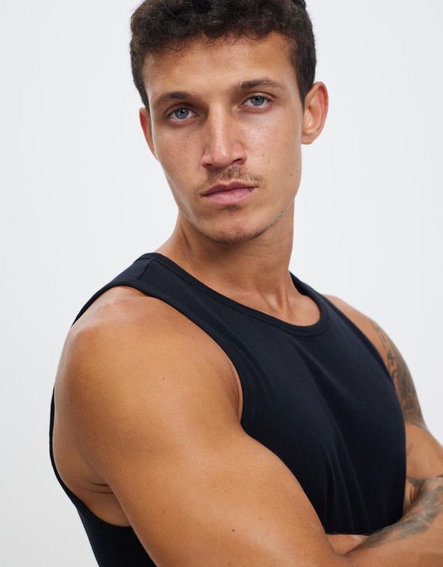 Surrounded By Ghosts - The Amphibole Rib Knit Singlet