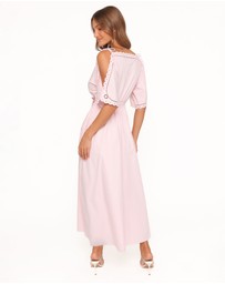 Petal & Pup - Nellie Midi Dress - Petal Pink