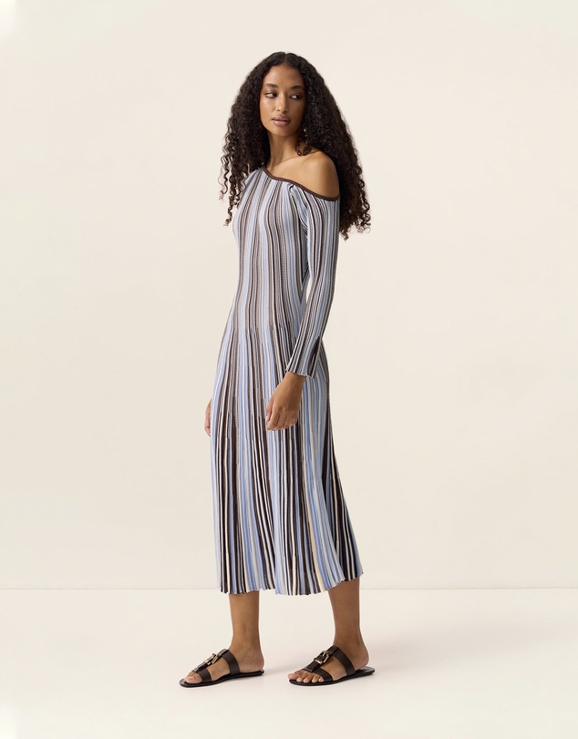 MOS The Label - Selva Knit Off Shoulder Dress