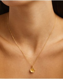 By Charlotte - Morning Glory September Birth Flower Necklace