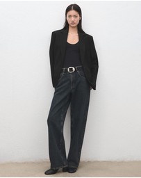 M.N.G - Straight Suit Jacket With Lapel Pockets