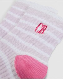 Country Road - Rib Quarter Crew Sock