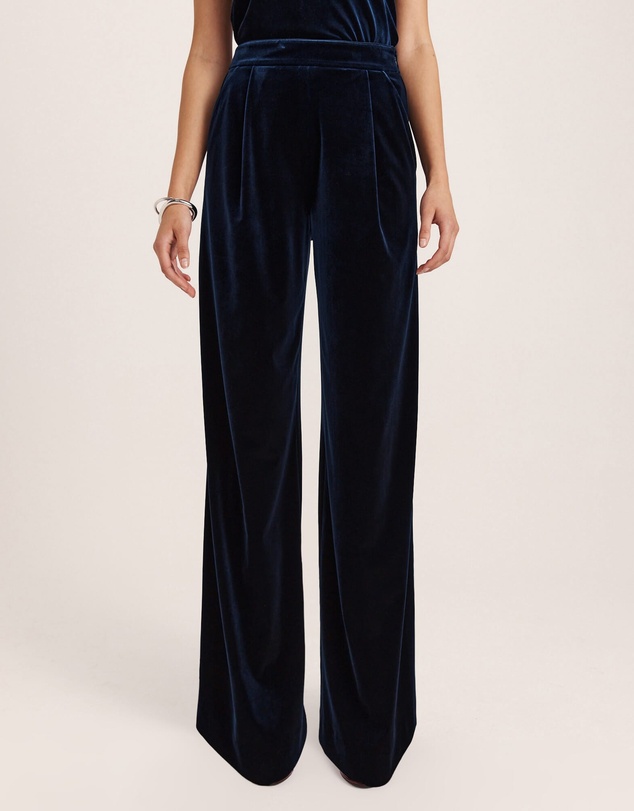 SABA - Lea Velvet Pleat Front Pant