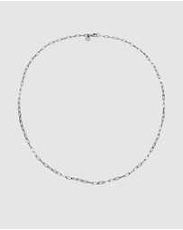 Haze & Glory - ICONIC EXCLUSIVE - Necklace Unisex Long Link Chain 925 Sterling Silver Oxidized
