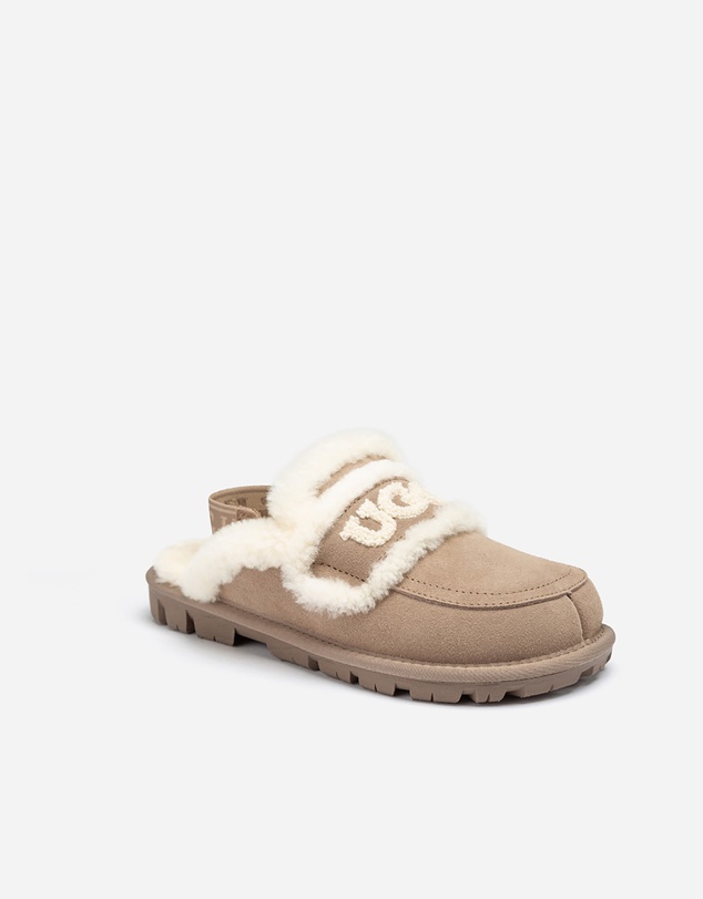 Ozwear Connection Uggs - Ugg Violet Shearling Slipper (Elastic Logo) (Detachable Feature)