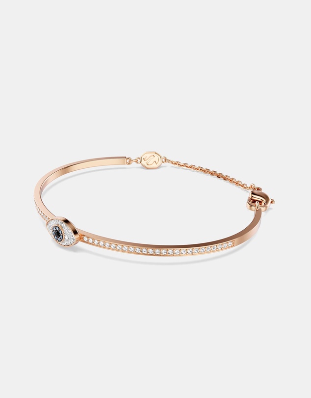 Swarovski - Symbolica Bangle, Eye, Multicoloured, Rose Gold-Tone Plated