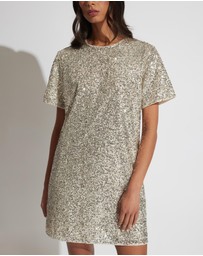 Decjuba - Sia Sequin Mini Tee Dress