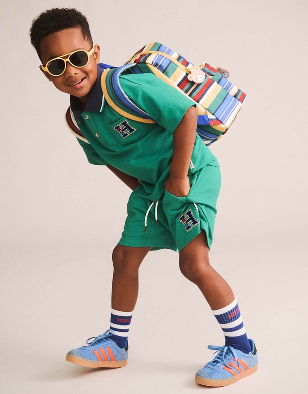 Huxbaby - Collegiate Pique Shorts - Babies-Teens