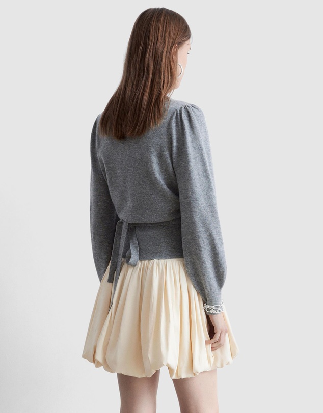 & Other Stories - Merino Wool Wrap Cardigan