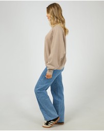 All About Eve - Aae Vintage Raglan Crew Stone