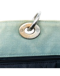 Pre-Loved by Azura Reborn - Pre-Loved Large Denim Cannage Acrylic Handles Lady Dior