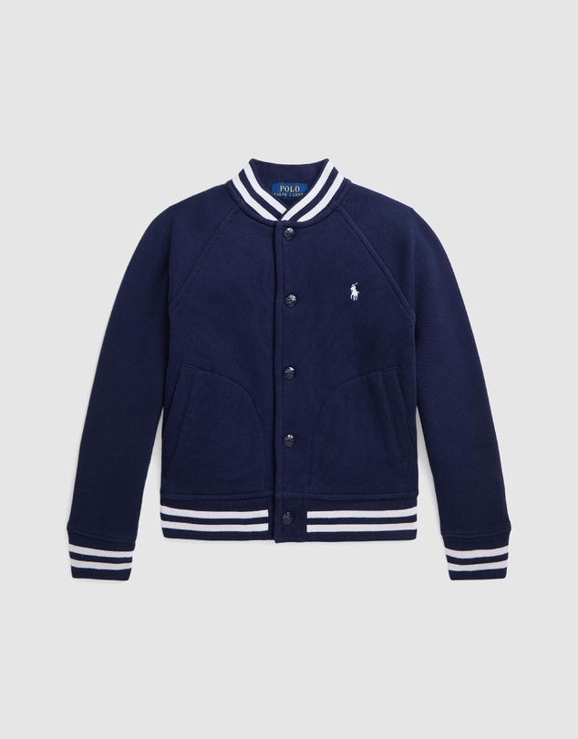 Polo Ralph Lauren - Fleece Baseball Jacket - Kids - The Iconic Exclusive