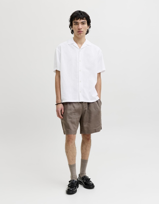 Jack & Jones - JJESummer Linen Blend Resort Shirt SS