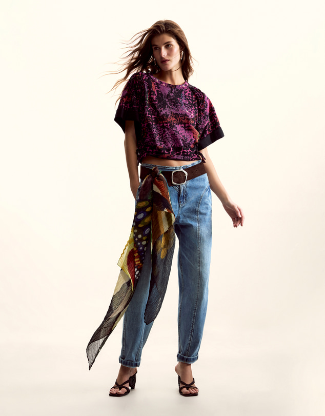Desigual - Ethnic T-shirt designed by Mr. Christian Lacroix