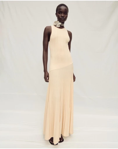 M.N.G - Piano Pleated Knitted Dress