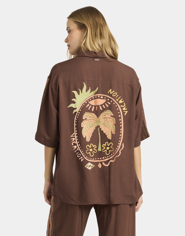 Billabong - Womens Vacay Mode Button-down Shirt