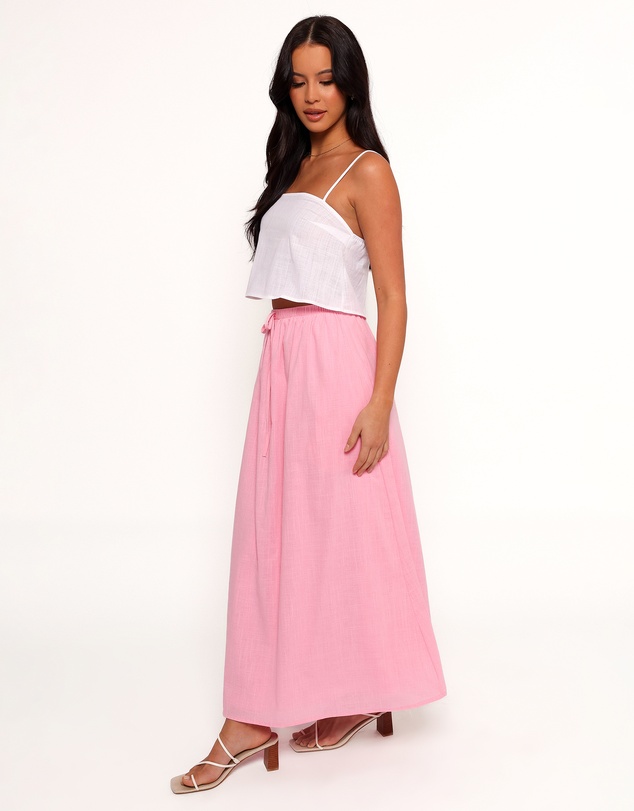 Petal & Pup - Simone Skirt Set - White Pink