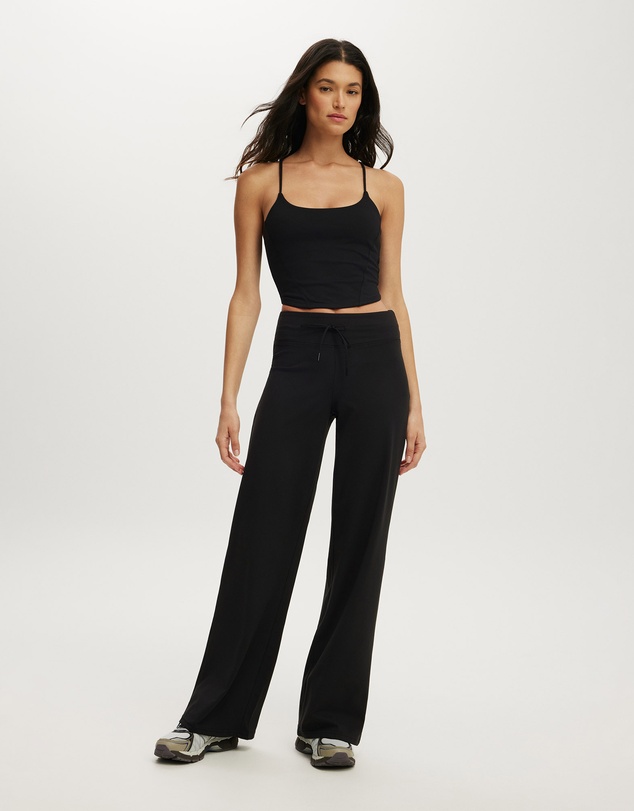 Cotton On Body Active - Ultra Soft Tie Front Wide Leg Pant