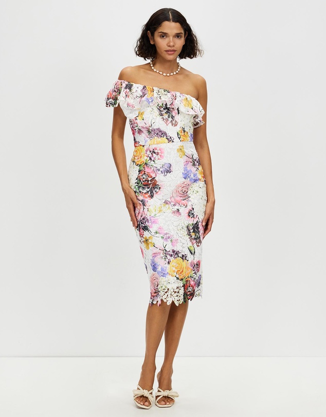 Romance by Honey and Beau - Rose Frill Dress