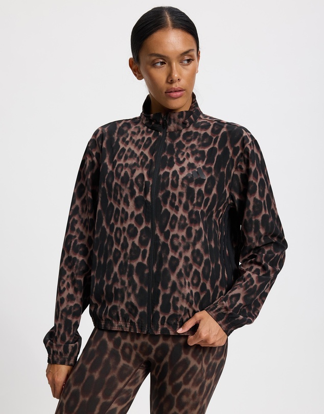 adidas Performance - Workout Essentials Leopard Woven Jacket