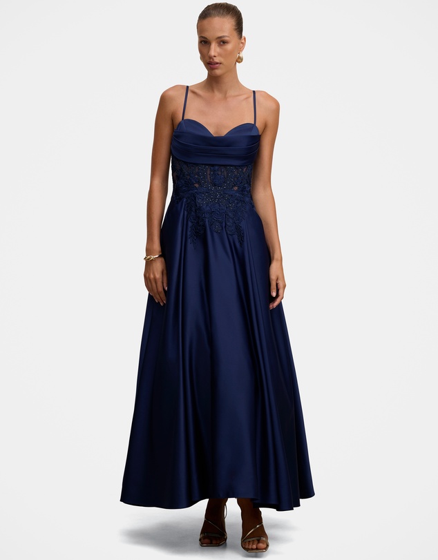 Forever New - Avaleen Strappy Corset Gown