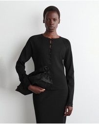 COS - Sheer-Detail Knitted Cardigan