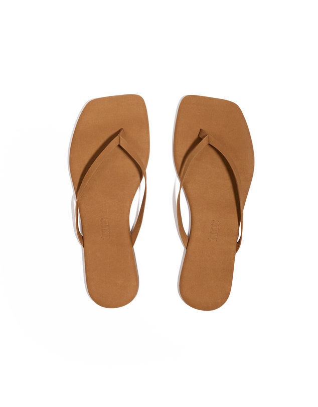 Tkees - Lily Square Toe Suede Sandals