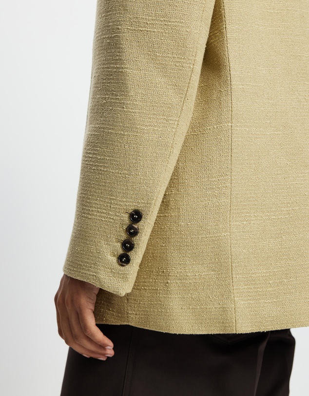 Recto - Oversized Single Breasted Tweed Jacket