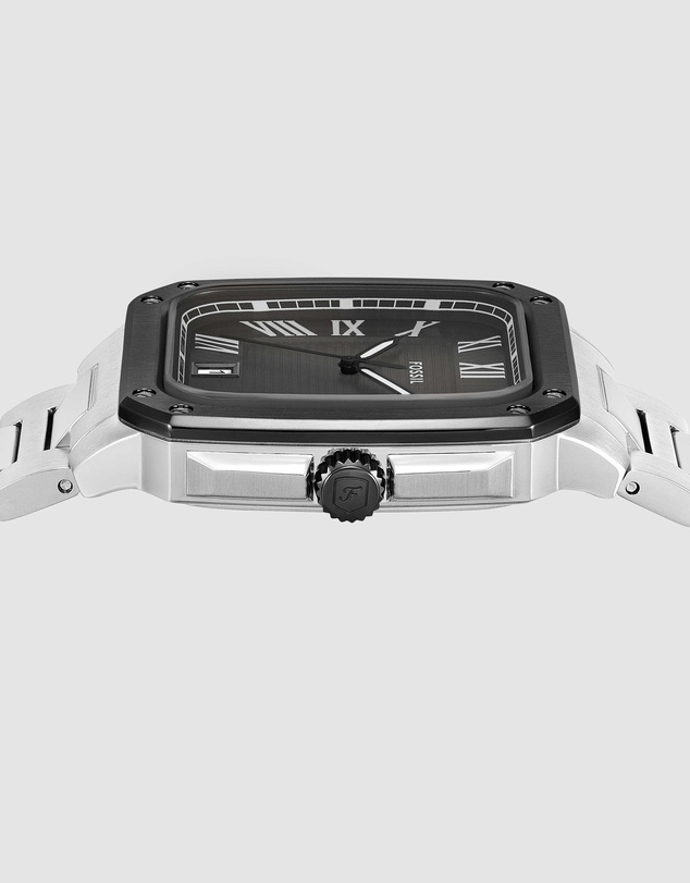 Fossil - Crosby Silver Tone Analogue Watch