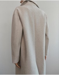 M.N.G - Double-Breasted Midi Coat