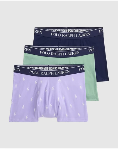 Polo Ralph Lauren - 3-Pack Classic Stretch Cotton Trunks