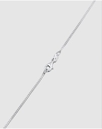 Elli Jewelry - Necklace with Pendant Circle Brushed 925 Sterling Silver