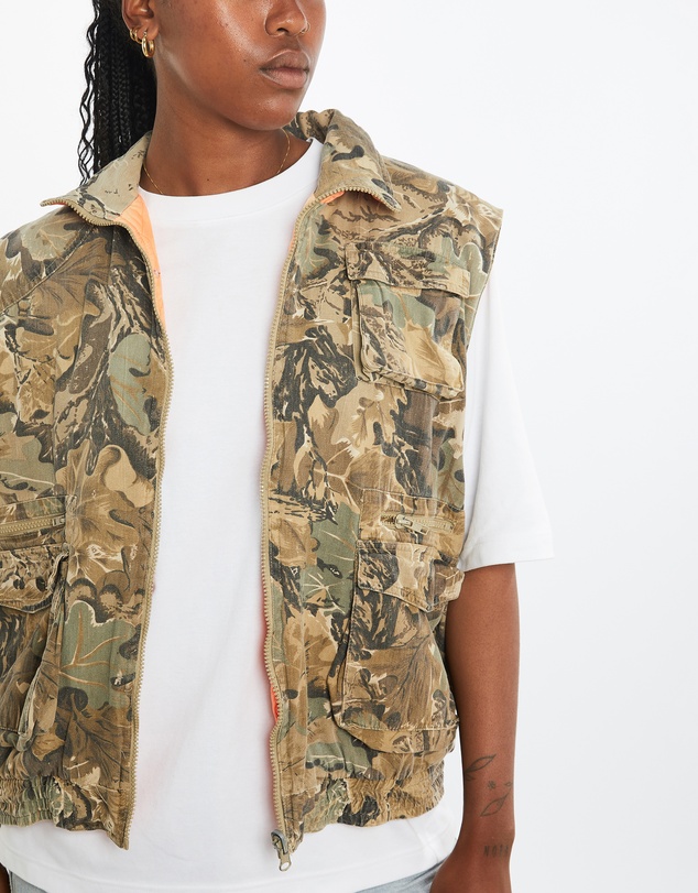 Vintage by The Real Deal - Pre Loved - Vintage 90s Ranger Realtree Camo Hunting Vest