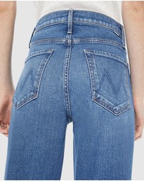 MOTHER - High Waisted Bookie Sneak Jeans