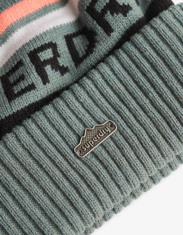 Superdry - Superdry Logo Knit Beanie Hat