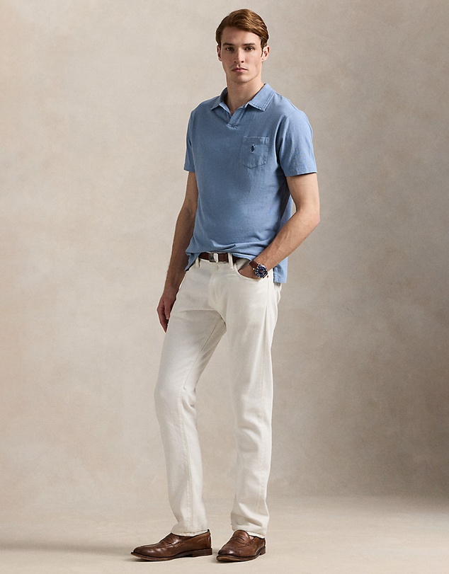 Polo Ralph Lauren - Standard Fit Cotton-Linen Polo Shirt