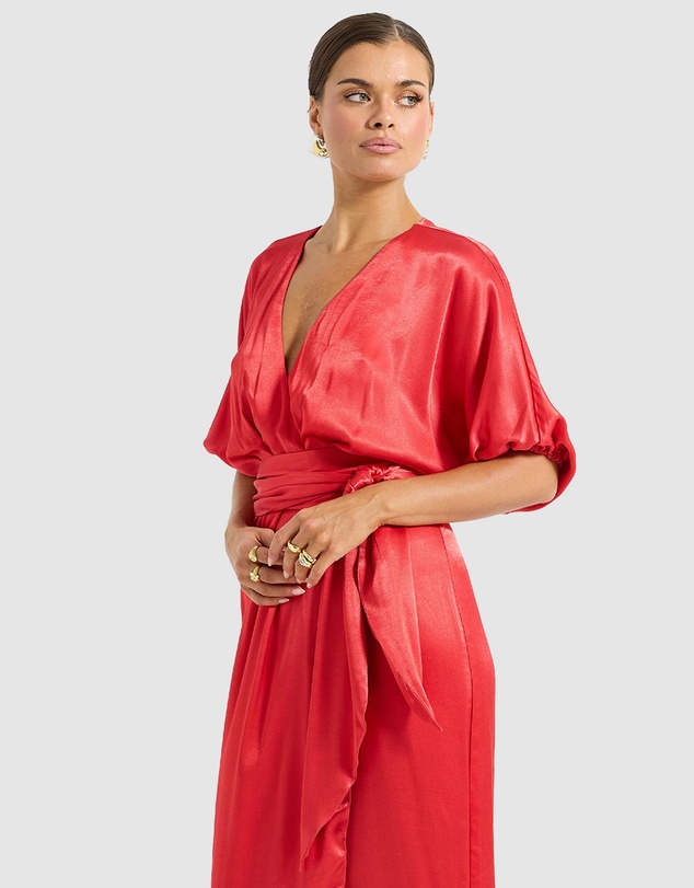 Pasduchas - Quinn Wrap Midi Dress