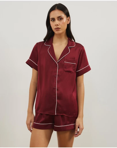 Atmos&Here - Lilah Short Satin Pyjama Set