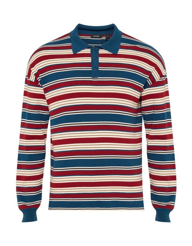 Oxford - Cedric Striped Rugby Knit