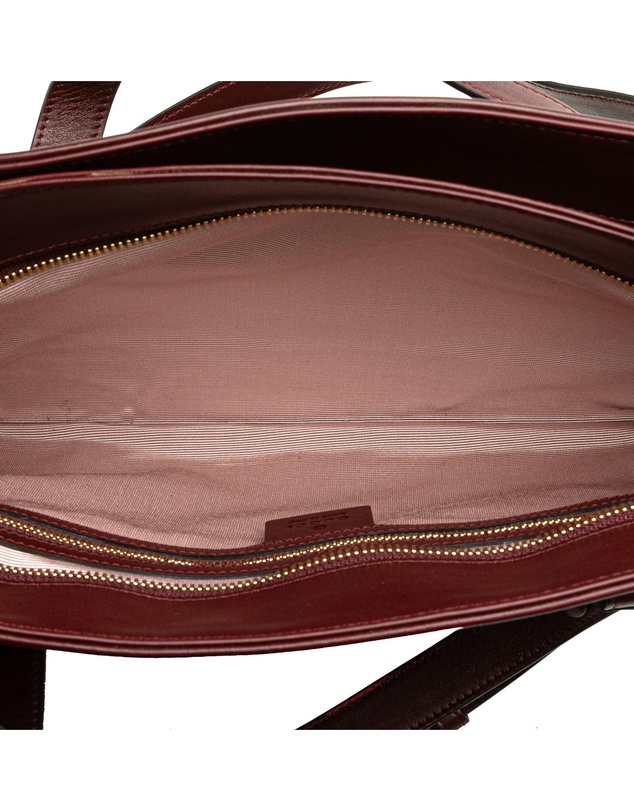 Pre-Loved by Azura Reborn - Pre-Loved gucci Elegant Leather Top Handle Bag Daily Use Handbag